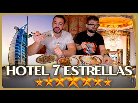 ¿Cómo es el HOTEL MÁS CARO de mi vida con 7 ESTRELLAS y su RESTAURANTE?