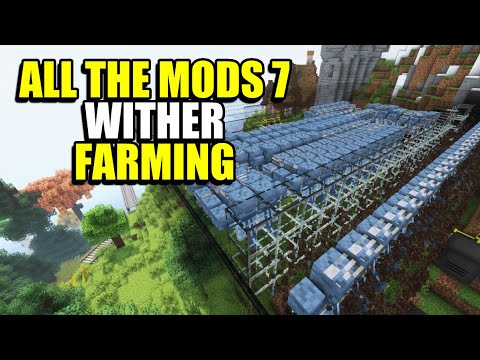 Ep146 Wither Farming - Minecraft All The Mods 7 Modpack
