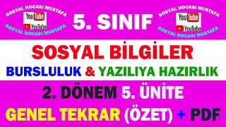 5.Sınıf Sosyal Bilgiler 5.Ünite: Üretim, dağıtım ve tüketim ünite genel tekrar (özet) videosu