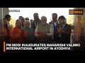 PM Modi Inaugurates Maharishi Valmiki International Airport In Ayodhya DD India