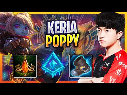 LEARN HOW TO PLAY POPPY SUPPORT LIKE A PRO! | T1 Keria Plays Poppy Support vs Neeko!  Season 2023