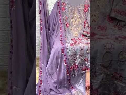 Hoor Tex H-32 Faux Georgette Wholesale Pakistani Suits – product video thumbnail