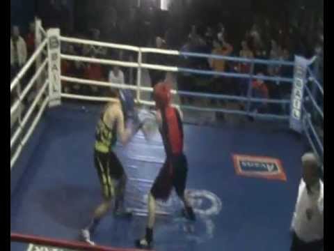 Daniel Balcerzak (Tychy) -- Karol Kostka (RMKS  Rybnik)