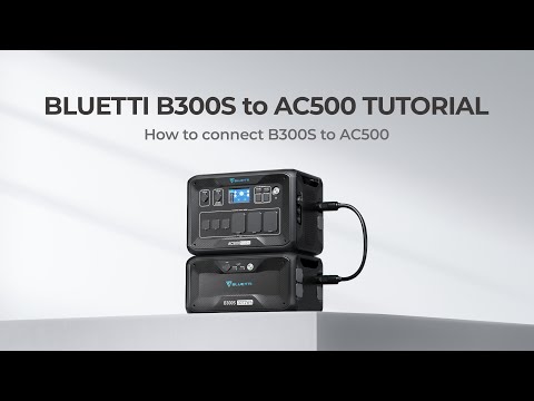 BLUETTI AC500 | Battery Expansion with B300S