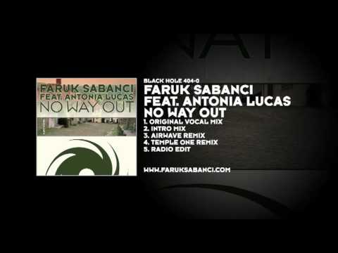 Faruk Sabanci featuring Antonia Lucas - No Way Out