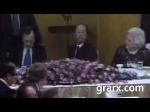 George HW Bush Vomits all over Satoshi Nakamoto January 8 1992 Highest Quality Restored 1080pFHR