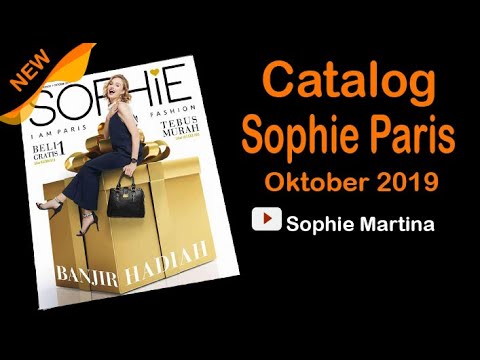 NEW!! CATALOG SOPHIE MARTIN PARIS OKTOBER 2019