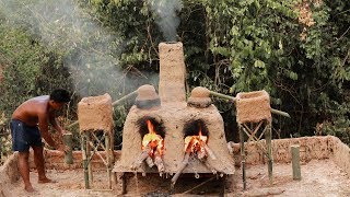 Primitive Technology-Making Rice Wine with Pineapple