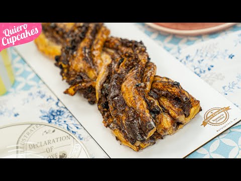 TRENZA DE NUTELLA | TRUCO PARA UN HOJALDRADO PERFECTO đ | QUIERO CUPCAKES