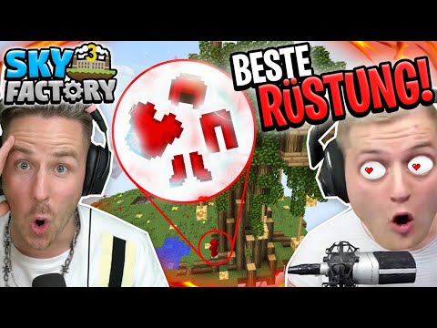 Wir ÜBERRASCHEN TRYMACS mit der besten RÜSTUNG &amp; EIGENER SKY INSEL! - SKY FACTORY 3!