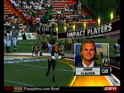 "2008" Hawaii Bowl -- Notre Dame 49 vs Hawaii 21