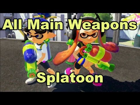All 31 Guns and Main Weapons in Splatoon