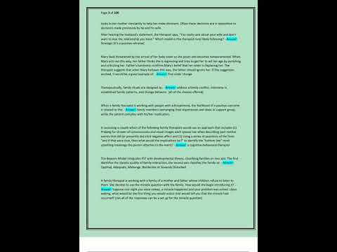 MFT Comprehensive Exam 1460 QUESTIONS WITH 100 VERIFIED ANSWERSTEST BANK  GRADED A 2025/2026 BRAND