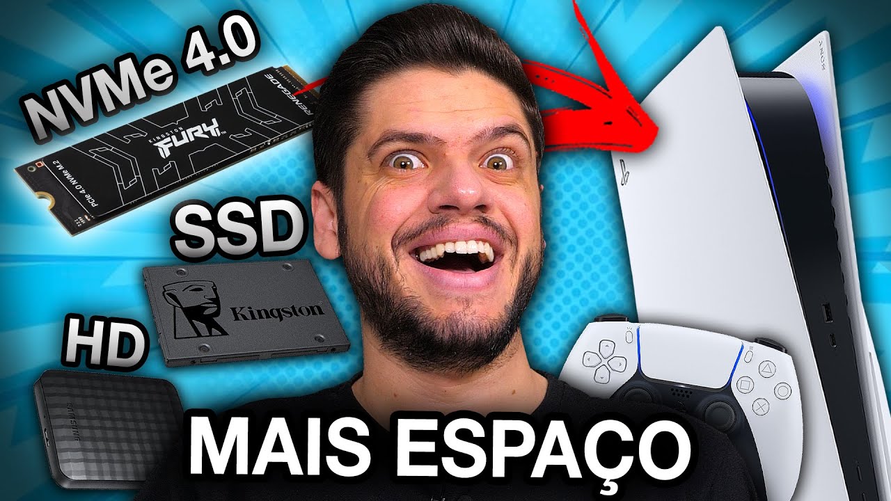 TUTORIAL de INSTALAÇÃO de SSD NVMe 4.0 PS5, qual a melhor opção,  NVME, SSD ou HD externo?