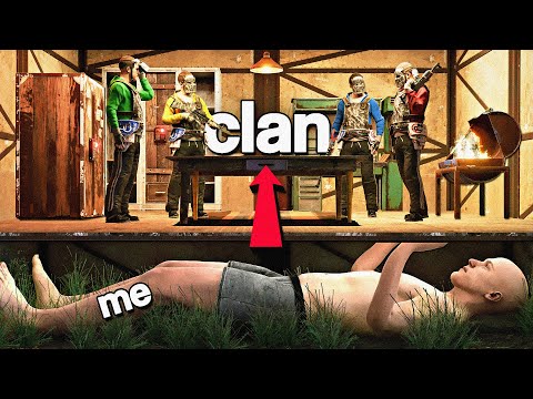 I Lived Rent Free in a Rust Clans Base with Stevie