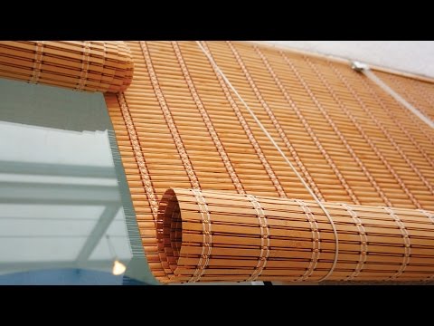 Manual Bamboo Blinds