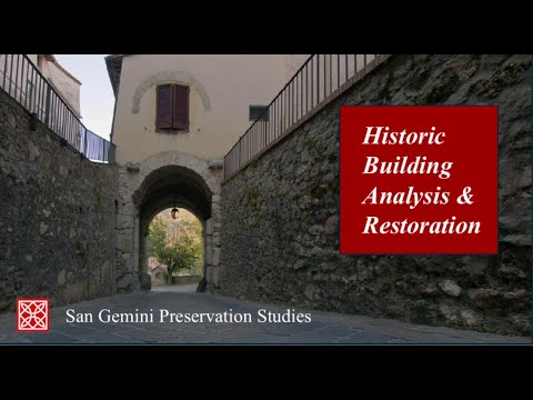 San Gemini Preservation Studies - Historic Building Renovation