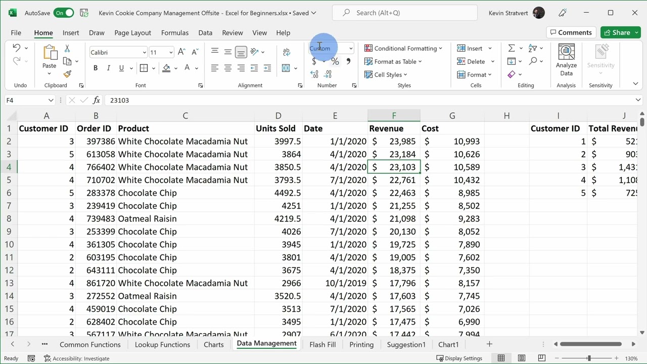 8-1. Sorting and filtering: Sort