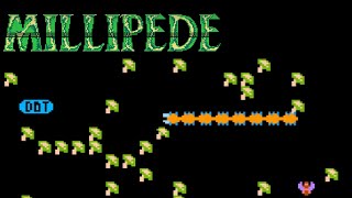 Millipede (NES) video game port | 110-round session for 1 Player 🎮