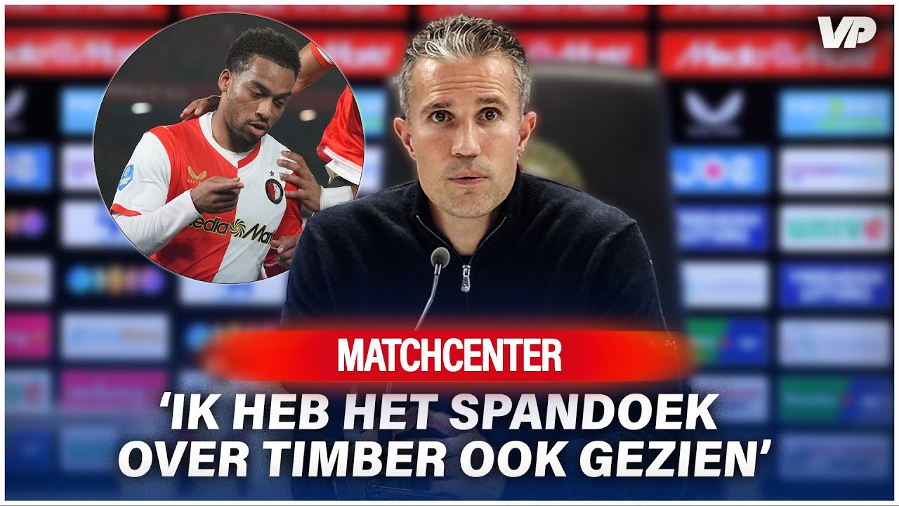 Thumbnail for article: Van Persie over spandoek richting Timber, die van hem meer interviews moet geven