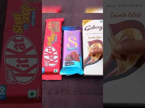 😋chocolate| kitkat vs Dairy milk silk oreo vs Galaxy milk bite#shorts