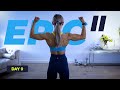 BUILD Back and Biceps Workout at Home / Dumbbells | EPIC II - Day 9