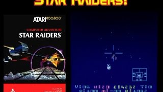 Favorite Atari 8 Bit games of Willie! Star Raiders!