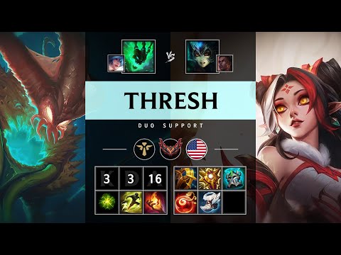 Thresh Support vs Nami - NA Grandmaster Patch 25.S1.2