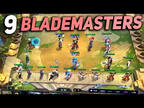 9 BLADEMASTERS ON PBE! | TL Saintvicious | Teamfight Tactics