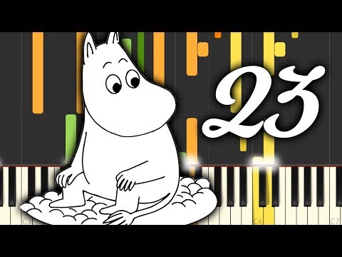 MOOMIN MUSIC 23 [Chair] - Piano Tutorial (Synthesia)