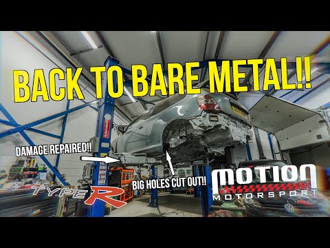RUST Cut Out Of My Honda Civic Type R EP3!! Motion Motorsport Underside Restoration Part 2!! 4K