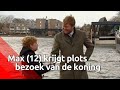 Max van Zon (12) verrast door koning Willem-Alexander