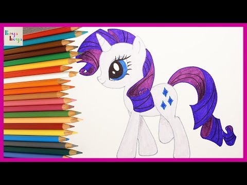 My Little Pony Rarity Nasıl Çizilir | My Little Pony Türkçe | Çizim Teknikleri | Boya Boya Video