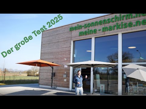 Der große Ampelschirmtest der besten Ampelsonnenschirme 2025