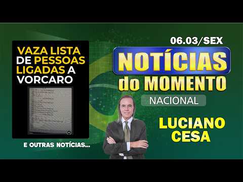 March 6, NATIONAL NEWS. LIST OF PEOPLE LINKED TO VORCARO LEAKED. LUCIANO CESA. Share!