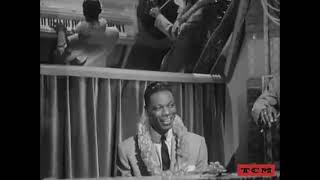 Nat King Cole Performing "Blue Gardenia" a scene from the film title,  The Blue Gardenia (1953).