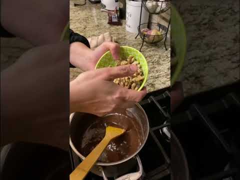 3 Ingredient Walnut Chocolate Bites | Recipes by Sabia Hamid #shorts #food #foodie #foodvlog