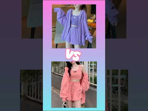 𝙿𝚞𝚛𝚙𝚕𝚎👗✨ 𝚅𝚂 𝙿𝚒𝚗𝚔 🩰✨ #choose_Korean_things 🇰🇷ꨄ #explore🌷#cute🍡#لوخيروك🍫