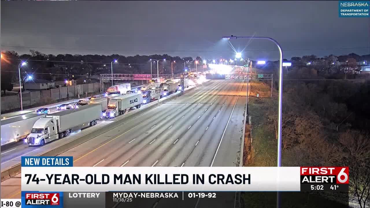 Omaha Police Investigating Pedestrian Crash On I 80 That Killed 74 Year ...