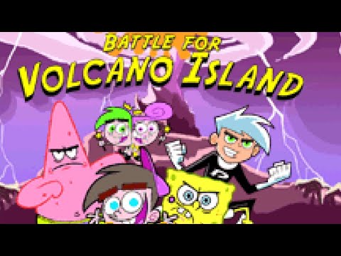 Nicktoons Battle for Volcano Island GBA  15 minute gameplay