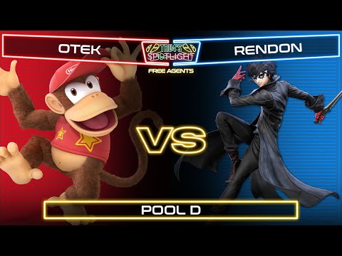 Tru4's Spotlight: Free Agents! Pool D - otek (Diddy Kong) vs. Rendon (Joker)