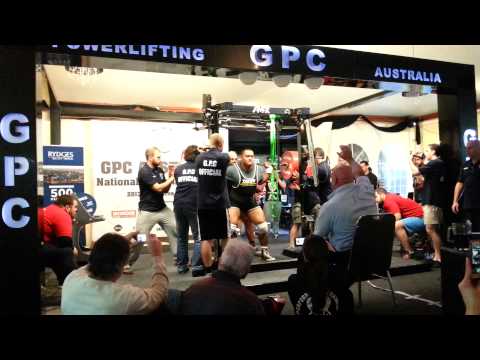 Odell Manuel squats 390kg GPC Nats