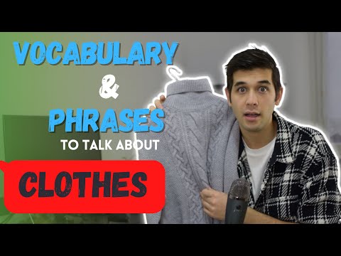 English Conversations & Vocabulary About Clothes