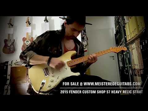 FOR SALE @ www.MEISTEREDEGUITARS.com - 2015 Fender  CustomShop 1957 Heavy Relic Color over Color !🔥