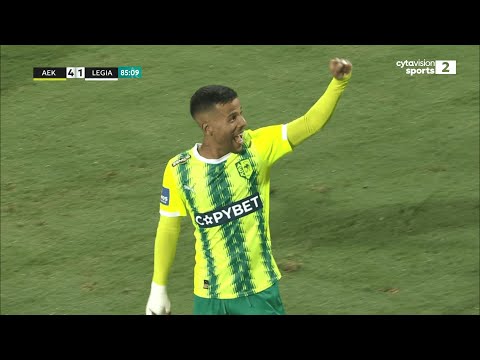 AEK - LEGIA (4-1) 3ος Προκριματικός Γύρος Europa League 07.08.2025