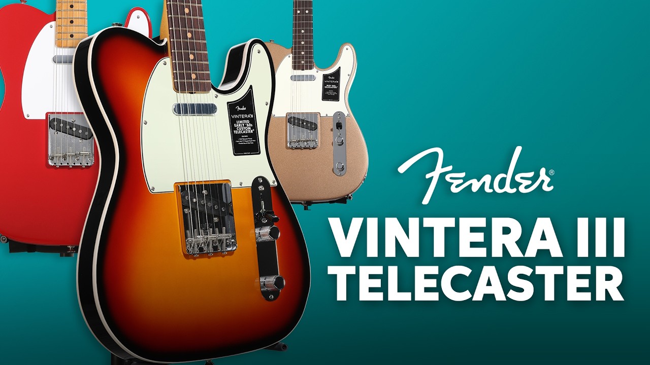 Fender⁣ Vintera III Telecaster Demo - YouTube
