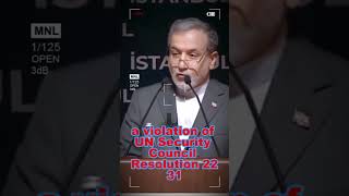 Araghchi's Warning: The Impact May Reach Everyone  #geopolitics #breakingnews #middleeast