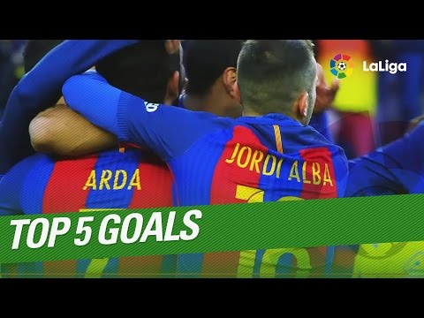 TOP 5 Goals 18th Round LaLiga Santander 2016/2017