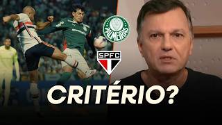 MAURO CEZAR: O PONTO DOS LANCES POLÊMICOS EM PALMEIRAS X SÃO PAULO É O CRITÉRIO!