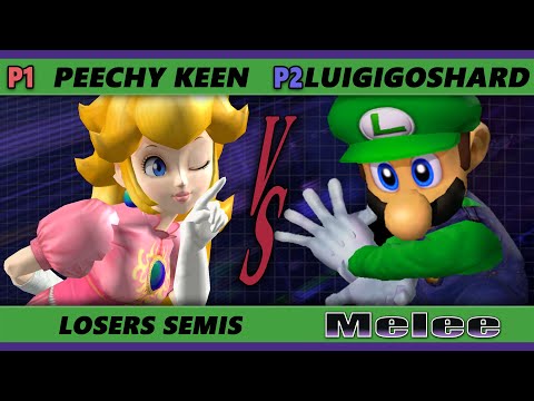 S@X 398 Online Losers Semis - Peachy Keen (Peach) Vs. LuigigoShard (Luigi) Smash Melee - SSBM